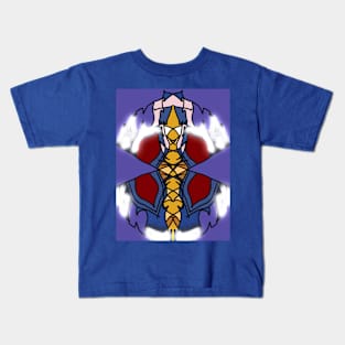 Purple alien Kids T-Shirt